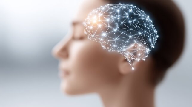 A conceptual illustration of how belief and intention manifest personal success through the law of attraction and the power of the subconscious mind.