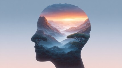 A symbolic visualization of how Neuro Linguistic Programming transforms thinking and behavior