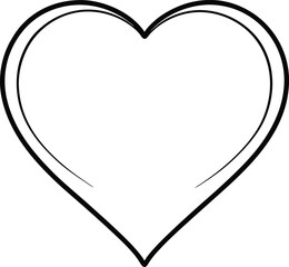 Love line art, heart, love ribbon