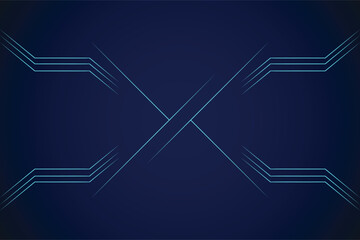 Futuristic Blue Tech Lines Background – Abstract Digital Circuit Design