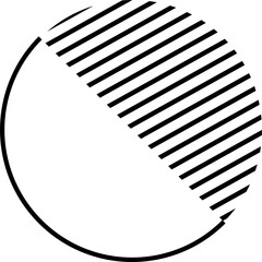 Circle shapes set. Design elements