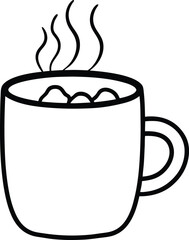 cup of coffee with steam