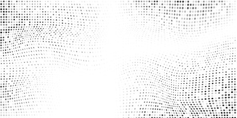 Abstract mesh dot halftone gradient texture. Vanishing polka dot background simple art design