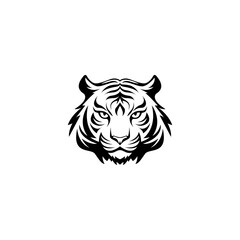 Majestic Tiger in Bold Vector Style