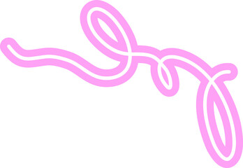 Obraz premium Fun colorful line doodle for children or party celebration design with basic shape