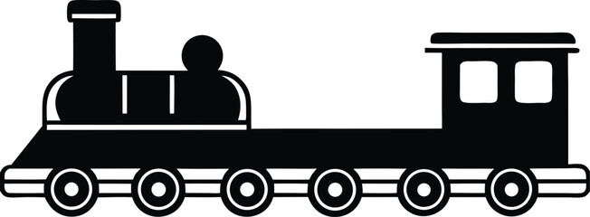 vector illustration of a train