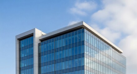 Fototapeta premium Modern Office Building Exterior View