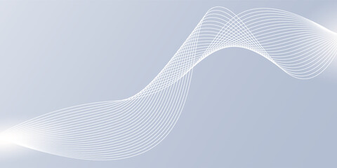 Modern abstract background with flowing lines. Digital future technology concept. vector illustration.