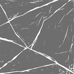 Create a Album cover made of polyethylene texture, damaged and torn. Overlay texture polyethylene or cling film with effect torn. Squares overlay template Vector art.