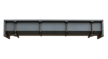 Fototapeta premium Gray metal structure architectural element