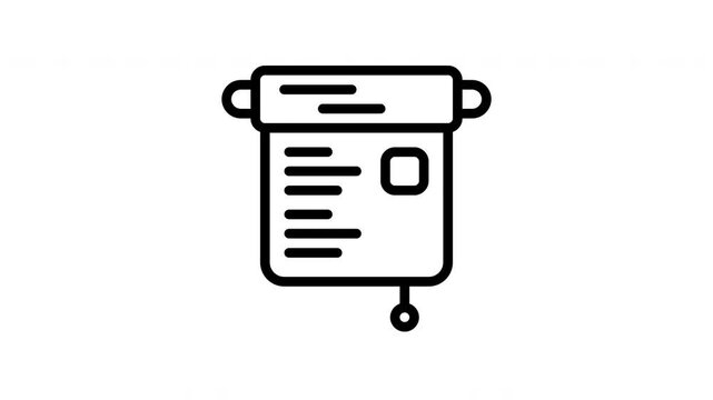 Scroll News Animation Icon