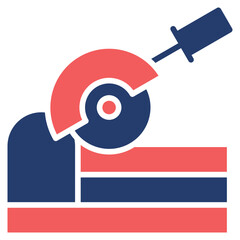 Sawmill solid color icon