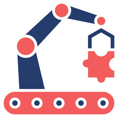 Artificial Intelligence solid color icon