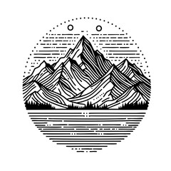 Majestic Mountain Lake: A Panoramic Landscape