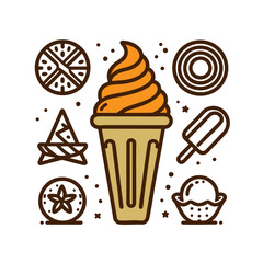Creamy Ice Cream Cone: Sweet Summer Treat