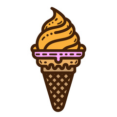 Delicious Ice Cream Cone: A Sweet Summer Treat