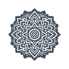mandala pattern vector silhouette clip art background design illustration
