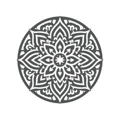 mandala pattern vector silhouette clip art background design illustration