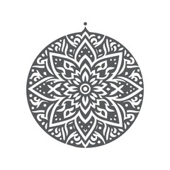 mandala pattern vector silhouette clip art background design illustration
