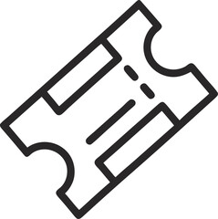 Ticket set icon vector illustration in flat style.Event ticket simple icon set.Outline ticket icon graphic and web design.Vector illustration