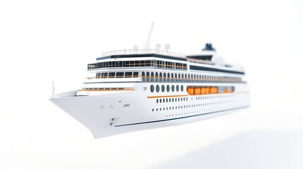 Fototapeta premium Extreme Close-up Luxury Cruise Ship Detail