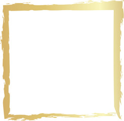 Grunge golden frame. Luxury design