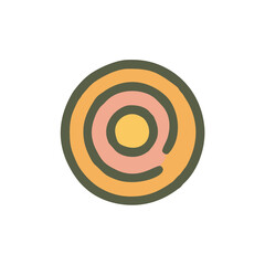 Pastel Abstract Shapes Grid with Modern Wavy Lines, A visually balanced grid of 16 unique abstract icons, each featuring soft pastel hues, organic curves, and geometric symmetry—ideal for tech, wellne