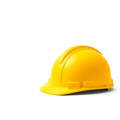 Protective Construction Helmet – Safety Equipment Close-Up
