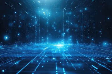 Abstract digital landscape