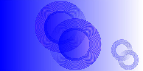 Gradient abstract background with circular line patterns. Vector illustration.