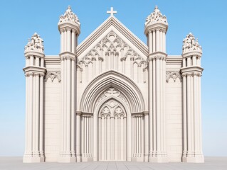 Fototapeta premium Gothic church facade