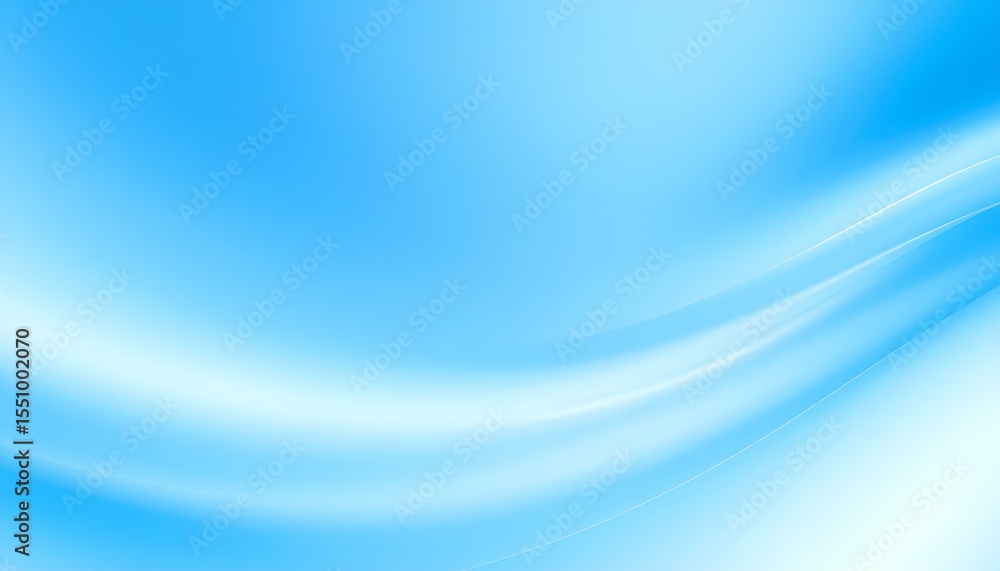 Poster abstract smooth blue background with waves