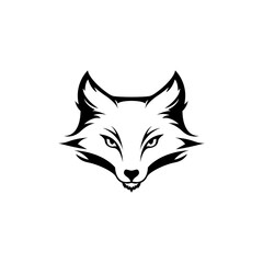 Fox Vector Logo with Geometric Precision