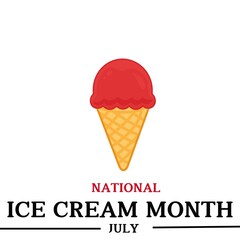 national ice cream month