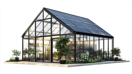 greenhouse with plants