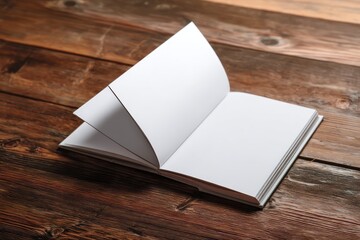 Blank book mockup offering ample space for inserting your promotional ad and custom logo.
