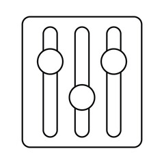 equalizer graphic vector illustration