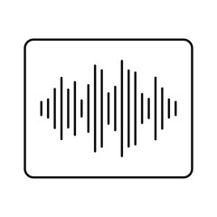 sound wave vector illustration