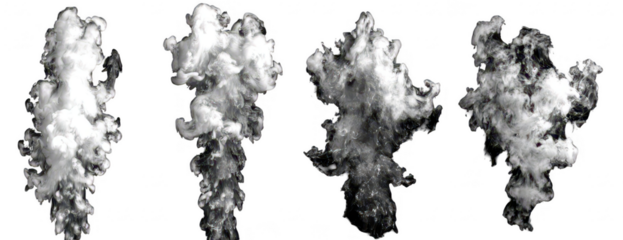 Abstract smoke formations