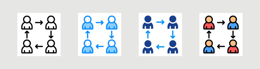 Referral Icon Collection Set Multiple Style