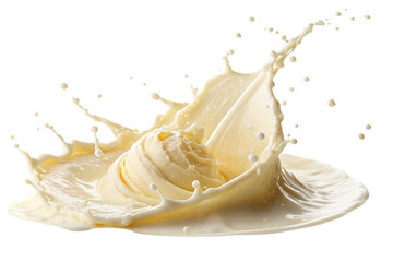 Vanilla cream splash png