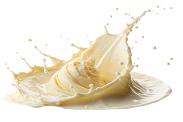 Vanilla cream splash png