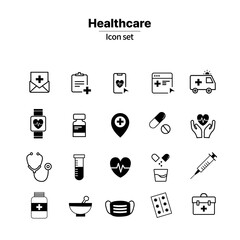 HEALTHCARE ICON SET