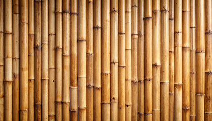Natural Bamboo Pattern: An appealing, textured surface showcasing a multitude of bamboo stems, arranged vertically, providing a sense of organic warmth and minimalist aesthetics.