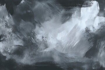 Dark grey gouache background with rich painterly texture