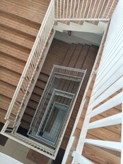 old wooden staircase