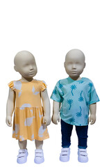 Fototapeta premium Full length children’s mannequins