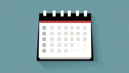 Calendar mockup featuring a blank area to showcase your custom advertisement design.