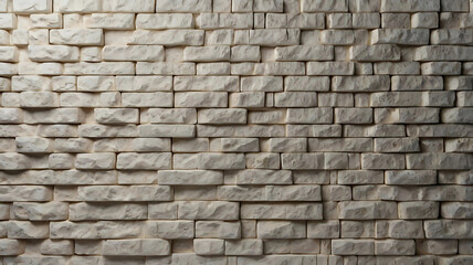 Fototapeta premium Architectural Detail of White Stone Wall, Indoor Design, Textured Surface, Modern Aesthetic
