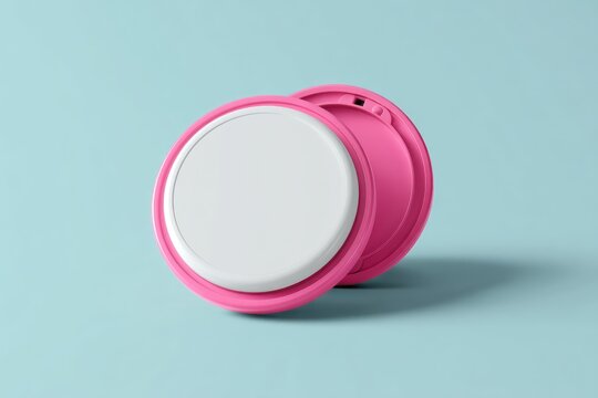 3D cartoon pop socket mockup featuring a blank area for your custom branding or logo design.